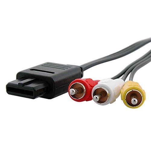 KTX-119571 Video and Audio Cable Extension for SFC, N64, NGC, and WII - 1.6M Length, Black Color