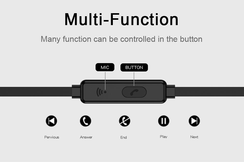 KTX-738131 Sport Running Earbuds with Ear Hooks and Microphone, Compatible with Universal Devices