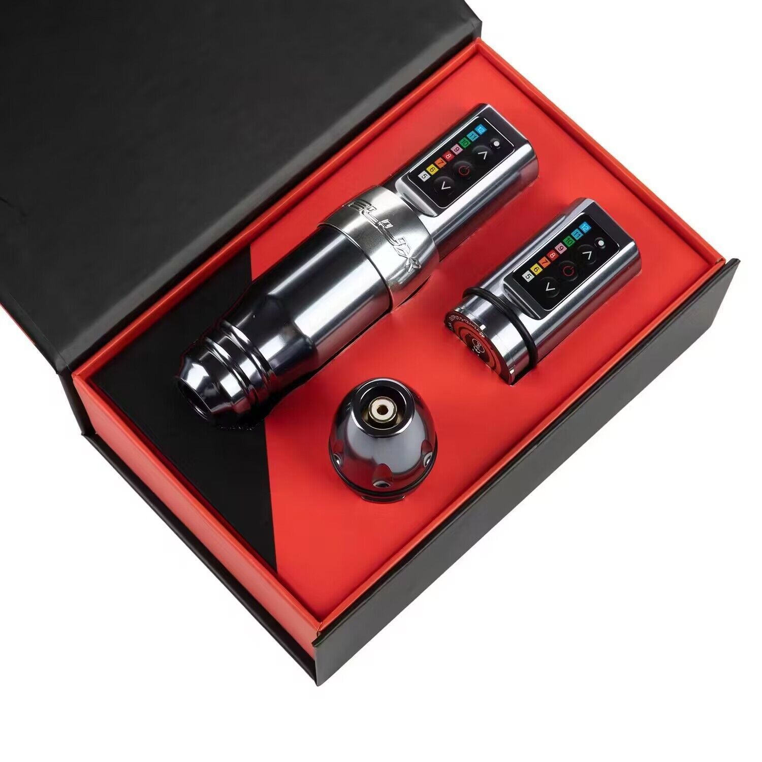 HKM-560723 Wireless Dual Battery Tattoo Pen - All-in-One Machine with Large Capacity and Adjustable Voltage