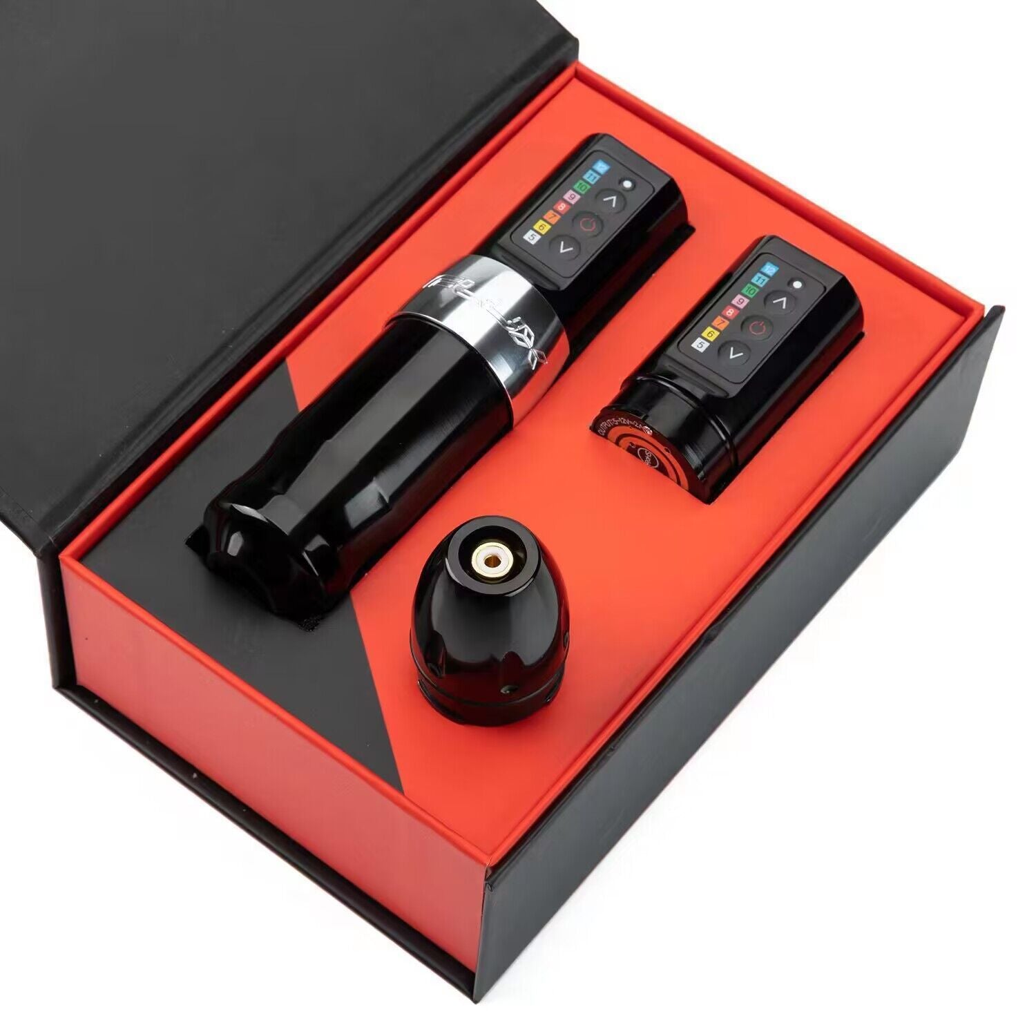 HKM-560723 Wireless Dual Battery Tattoo Pen - All-in-One Machine with Large Capacity and Adjustable Voltage