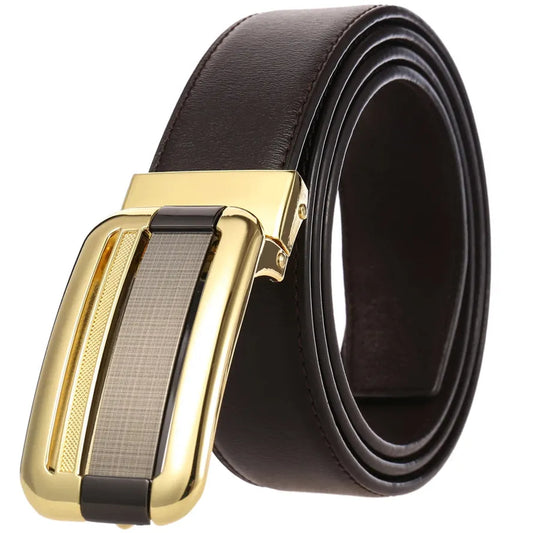 HKM-999507 Durable Perforated Alloy Pin Buckle Belt - Model JC35-648-3