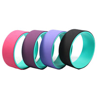 HKM-738707 Yoga Circle for Beginners - Auxiliary Fitness Wheel for Back Bending, 32cm Diameter, TPE Material
