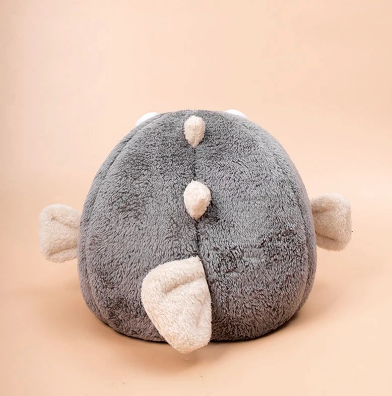 HKM-805331 Balloonfish-Shaped Pet Mats and Cushions for Cats and Small Dogs - Cozy Indoor Pet Furniture
