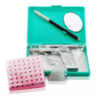 HKM-246611 Professional Ear Piercing Tool Set with Ear Studs and Accessories