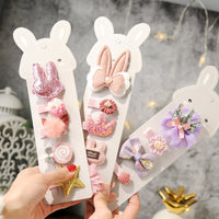 HKM-578003 Kids' Cloth Crown Hairpin Headpiece