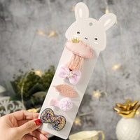 HKM-578003 Kids' Cloth Crown Hairpin Headpiece