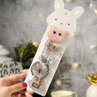 HKM-578003 Kids' Cloth Crown Hairpin Headpiece