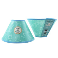 HKM-931667 Elizabeth Protective Circle for Dogs - Durable Plastic with Flannel Edging in American Flag and Camouflage Styles, Multiple Sizes Available