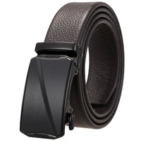 HKM-767827 Luxury Cowhide Leather Belt for Men with Stylish Belt Buckle, Model Ly36-24366-5