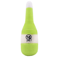 HKM-614995 Plush Interactive Fruit Chew Toys Set for Dogs and Cats - 15 Assorted Pet Plush Toys