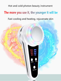 HKM-670867 USB Rechargeable Hot and Cold Beauty Instrument with Multiple Temperature Settings for Skincare