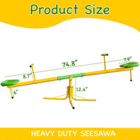 HKM-320915 Outdoor 360 Degree Rotating Seesaw Playground Equipment for Kids