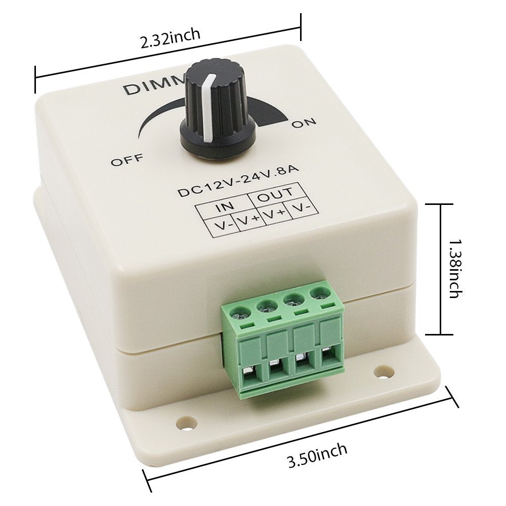 KTX-413331 Adjustable LED Dimmer for Soft and Hard Light Strips