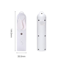 HKM-816787 Portable Handheld Mini Fan with Moisturizing Spray Function - White/Blue