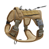 HKM-583891 Reflective Nylon Traction Rope with Adjustable Chest Harness for Outdoor Training
