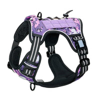 HKM-583891 Reflective Nylon Traction Rope with Adjustable Chest Harness for Outdoor Training