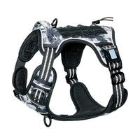 HKM-583891 Reflective Nylon Traction Rope with Adjustable Chest Harness for Outdoor Training