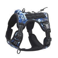 HKM-583891 Reflective Nylon Traction Rope with Adjustable Chest Harness for Outdoor Training