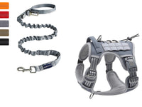 HKM-583891 Reflective Nylon Traction Rope with Adjustable Chest Harness for Outdoor Training