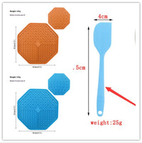 HKM-109139 Silicone Licking Mat with Suction Cups for Pet Distraction and Slow Feeding - Available in Multiple Colors