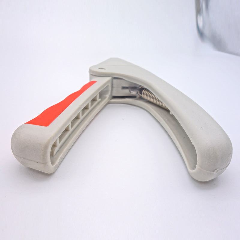 HKM-595283 Ergonomic Stainless Steel Pet Nail Clippers with Non-Slip Handle for Comfortable Grooming