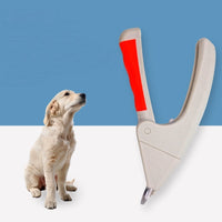 HKM-595283 Ergonomic Stainless Steel Pet Nail Clippers with Non-Slip Handle for Comfortable Grooming