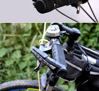HKM-955027 Bicycle LED Steering Handlebar Lamp with Horn and Warning Light for Mountain Bikes