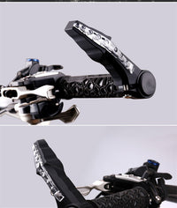 HKM-955027 Bicycle LED Steering Handlebar Lamp with Horn and Warning Light for Mountain Bikes
