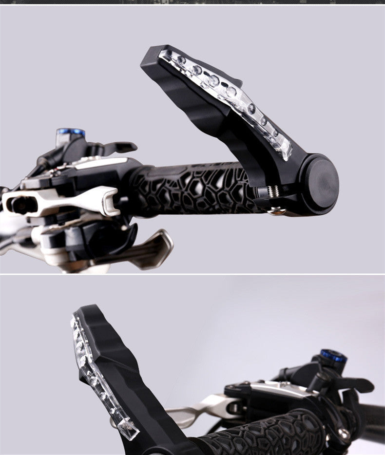 HKM-955027 Bicycle LED Steering Handlebar Lamp with Horn and Warning Light for Mountain Bikes