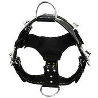 HKM-648275 Adjustable Black Nylon Bit Training Suit for Dogs - Size M / L