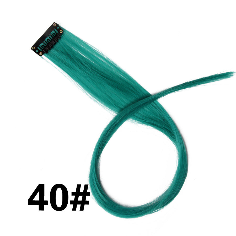 KTX-001683 18-Inch Wig Hair Extension in Vibrant Color with Natural Appearance