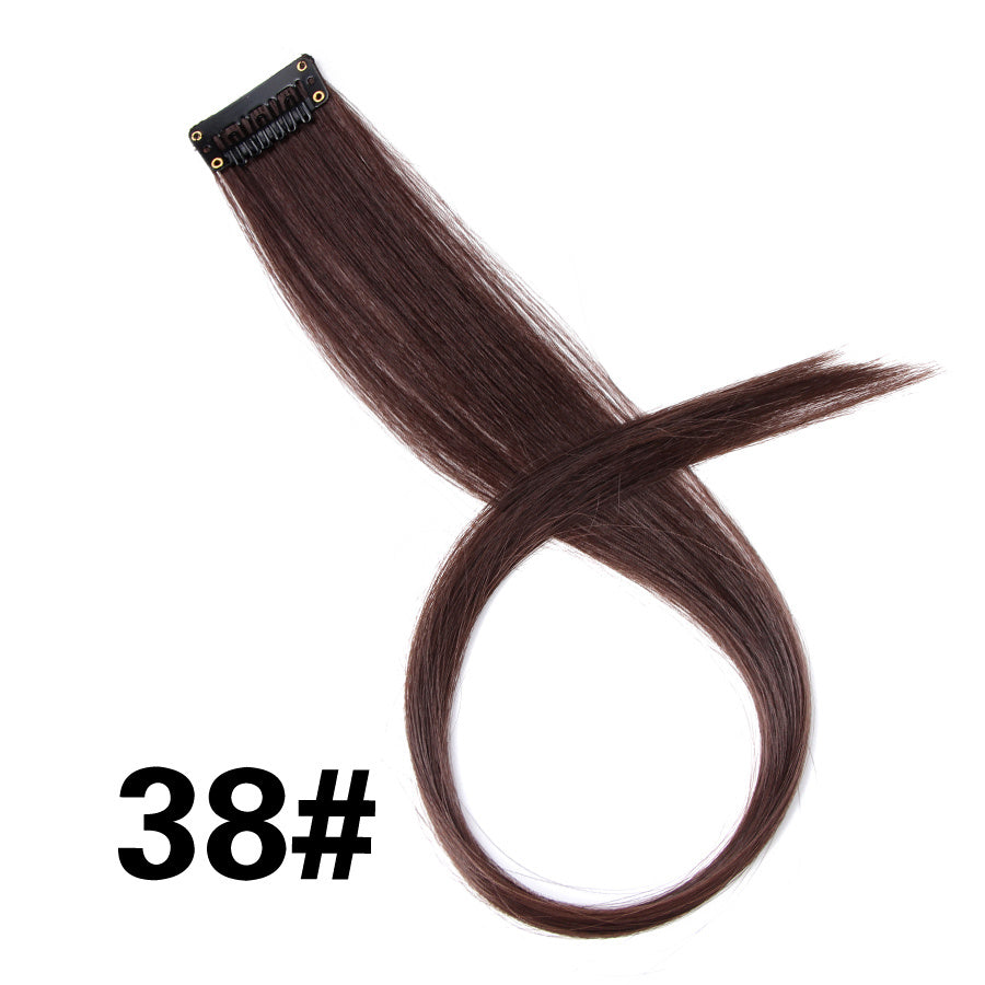 KTX-001683 18-Inch Wig Hair Extension in Vibrant Color with Natural Appearance