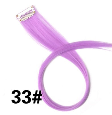 KTX-001683 18-Inch Wig Hair Extension in Vibrant Color with Natural Appearance