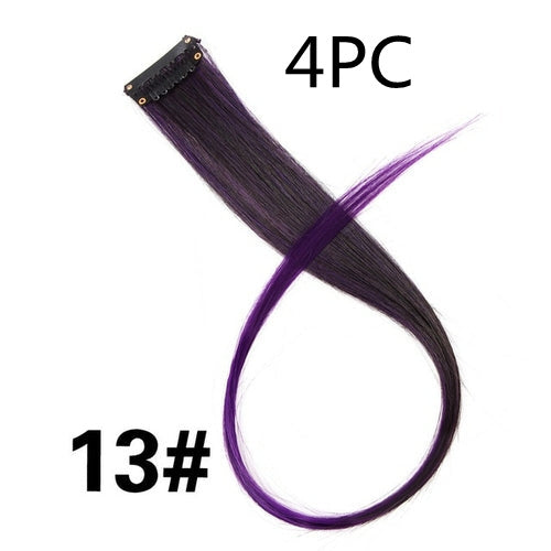 KTX-001683 18-Inch Wig Hair Extension in Vibrant Color with Natural Appearance