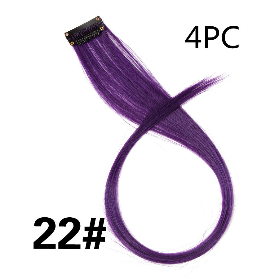 KTX-001683 18-Inch Wig Hair Extension in Vibrant Color with Natural Appearance