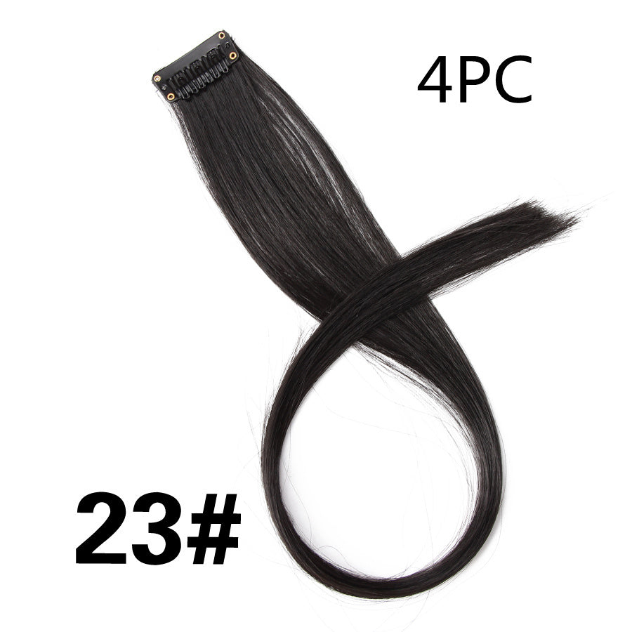 KTX-001683 18-Inch Wig Hair Extension in Vibrant Color with Natural Appearance