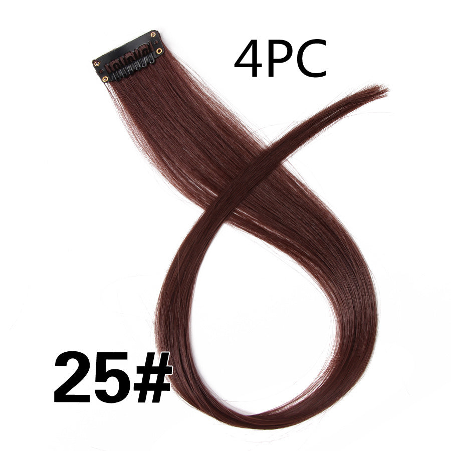 KTX-001683 18-Inch Wig Hair Extension in Vibrant Color with Natural Appearance