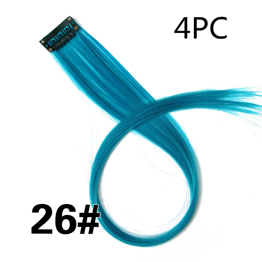 KTX-001683 18-Inch Wig Hair Extension in Vibrant Color with Natural Appearance