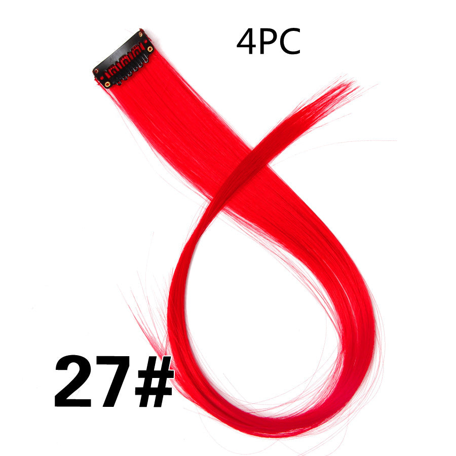 KTX-001683 18-Inch Wig Hair Extension in Vibrant Color with Natural Appearance