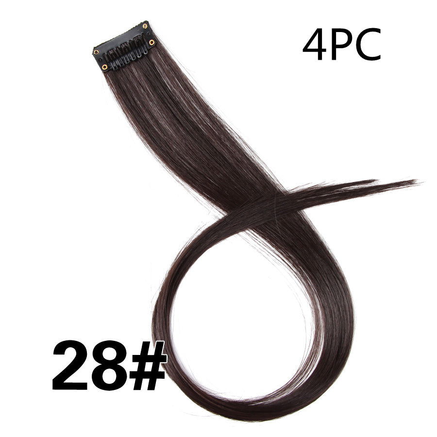 KTX-001683 18-Inch Wig Hair Extension in Vibrant Color with Natural Appearance