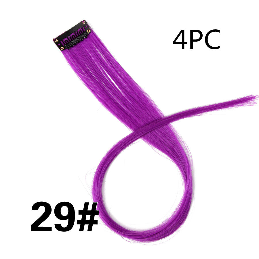 KTX-001683 18-Inch Wig Hair Extension in Vibrant Color with Natural Appearance