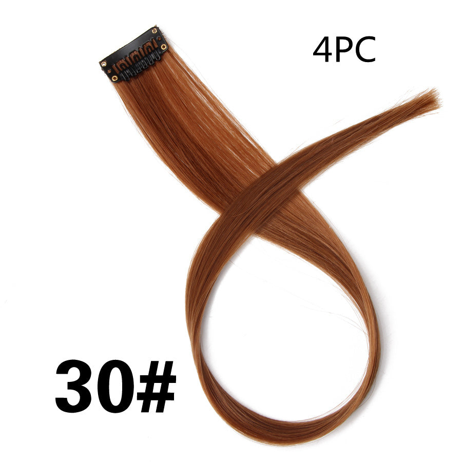 KTX-001683 18-Inch Wig Hair Extension in Vibrant Color with Natural Appearance