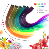 HKM-001683 18-Inch Wig Hair Extension in Vibrant Color with Natural Appearance