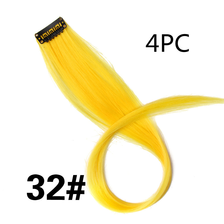 KTX-001683 18-Inch Wig Hair Extension in Vibrant Color with Natural Appearance