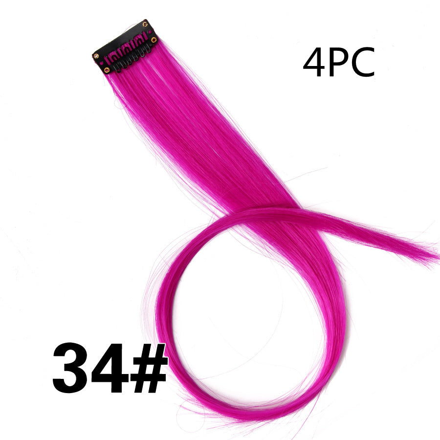 KTX-001683 18-Inch Wig Hair Extension in Vibrant Color with Natural Appearance