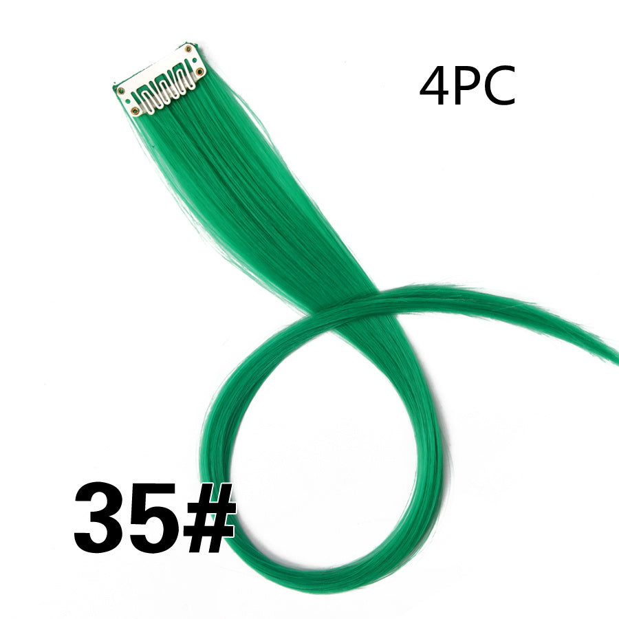 KTX-001683 18-Inch Wig Hair Extension in Vibrant Color with Natural Appearance