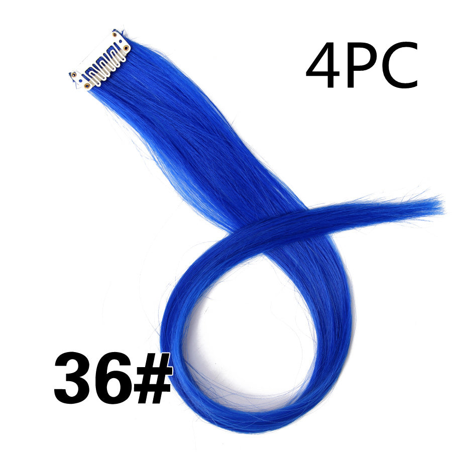 KTX-001683 18-Inch Wig Hair Extension in Vibrant Color with Natural Appearance