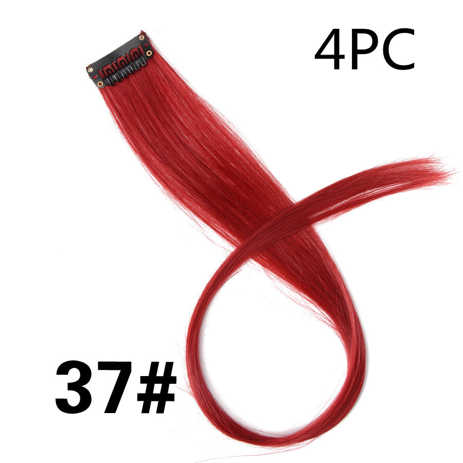 KTX-001683 18-Inch Wig Hair Extension in Vibrant Color with Natural Appearance