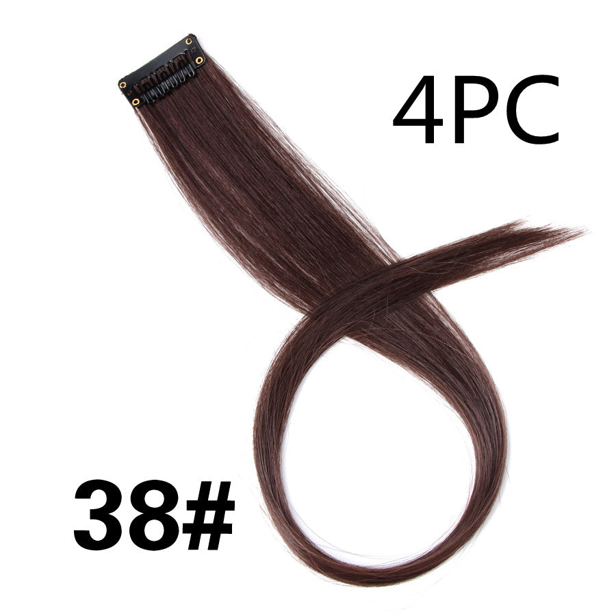 KTX-001683 18-Inch Wig Hair Extension in Vibrant Color with Natural Appearance