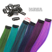 HKM-001683 18-Inch Wig Hair Extension in Vibrant Color with Natural Appearance